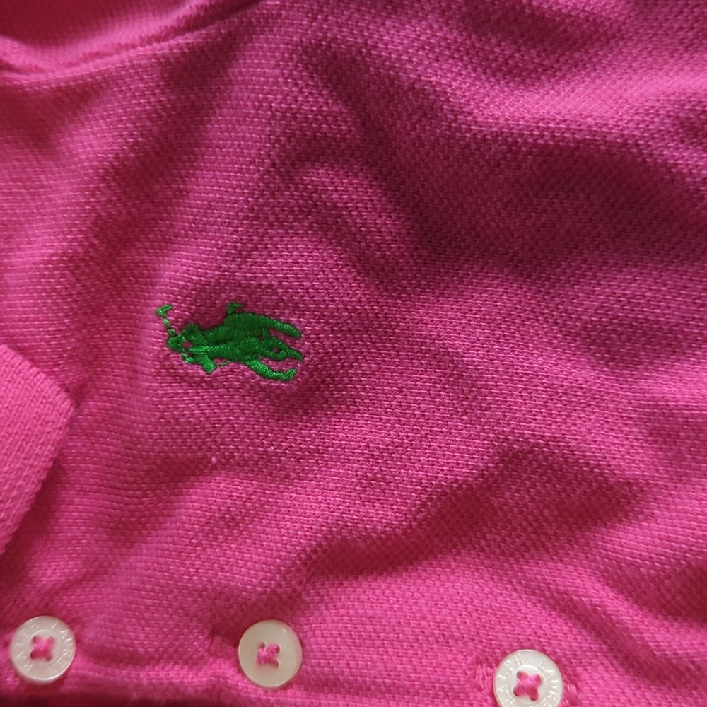 Ralph Lauren toddler polo‎ dress with ruffle bottom - Picture 5 of 6